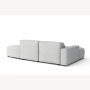 Olio Autentico Sofa narożna w kształcie litery L Tkanina Raven 6